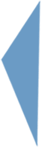 Blue abstract triangle shape